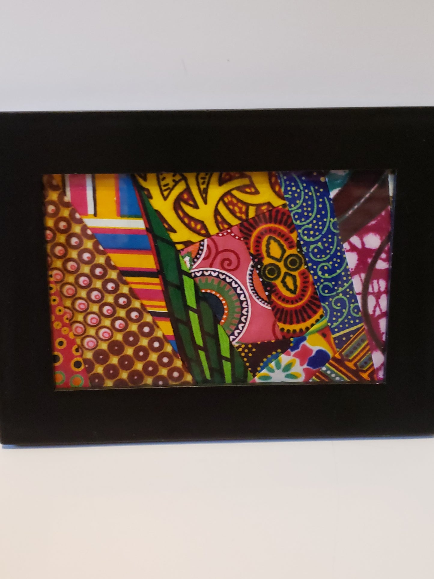 Crazy Quilt Framed Wall Art