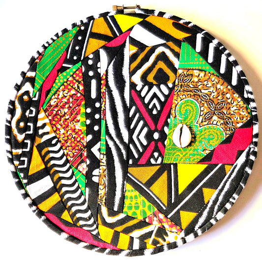 Patchwork Hoop Wall Decor